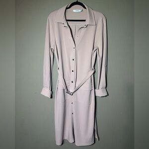 JustFab Blush Long Sleeve Dress